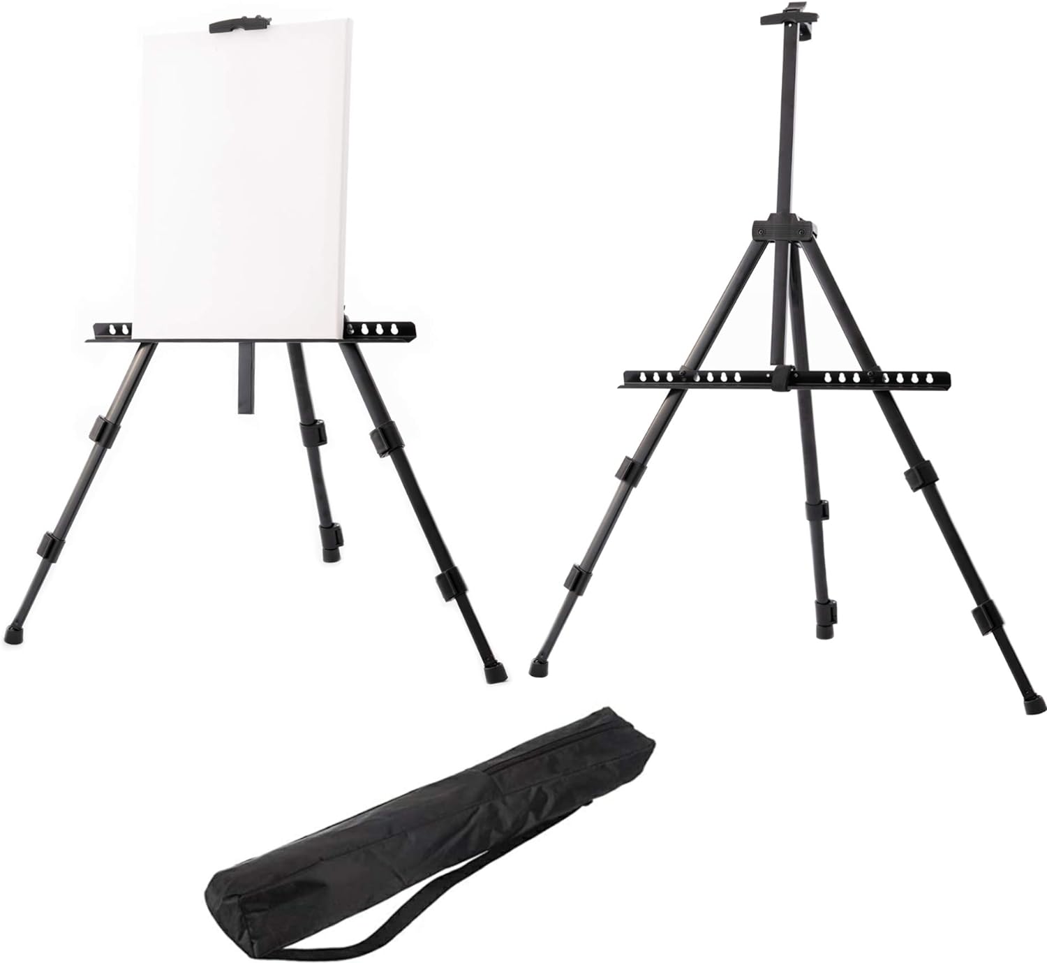 ADEPTNA NEW HEAVY DUTY FOLDING ARTIST TELESCOPIC FIELD STUDIO PAINTING CANVAS EASEL TRIPOD DISPLAY STAND WITH CARRY BAG