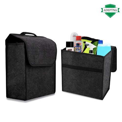 ADEPTNA® Durable Anti Slip Car Trunk Boot Tidy Organiser Storage Bag (TALL BOOT ORGANISER)