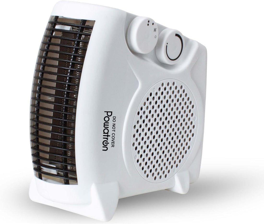 Energy Efficient Electric Portable Fan Heater With 2 Heat Settings 1000/2000W Free