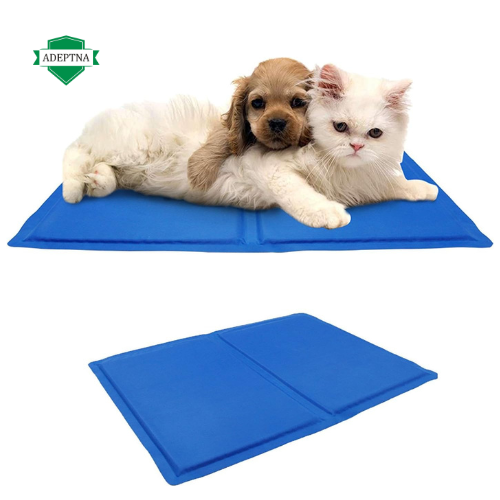 Pet Dog Cat Cool Mat Self Cooling Gel Mat Pad Bed Mattress Heat Relief Non-Toxic-. (MEDIUM 30CM X 40CM)