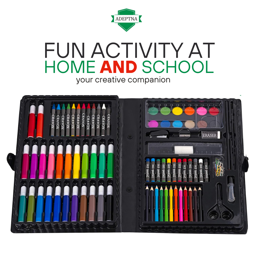 ARTIST SET - CHILDRENS COLOURING SET - 90 PCS