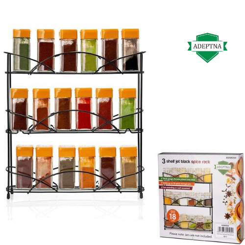 Heavy duty Free Standing 3 Tier Spice and Herb Rack -