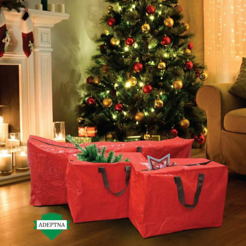 Christmas Tree Storage Bags (Red) 3PCS