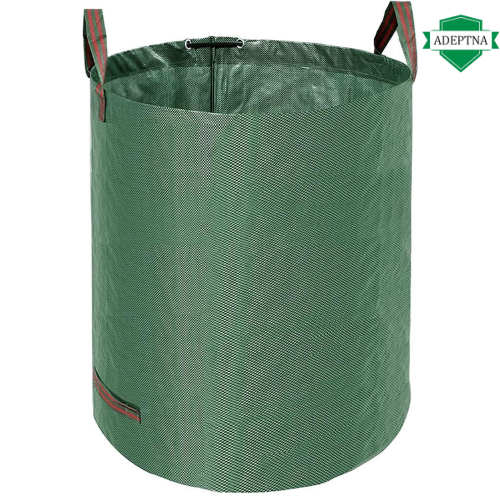 Reusable Heavy Duty Garden Bag Waste Rubbish Grass Sack Waterproof Large with 4 Strong Webbing Handles (300L Capacity)