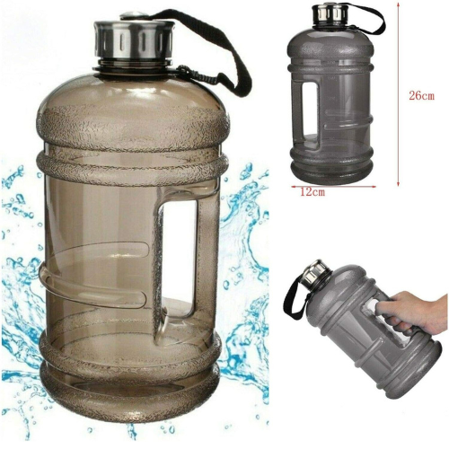 Large 2.2 Litre Sports and Gym Water Bottle - BPA Free -