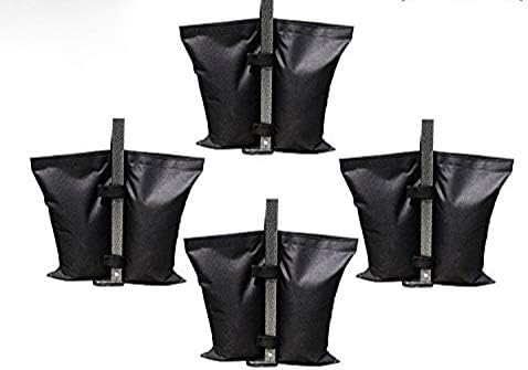 Heavy duty Set of 4 Gazebo Foot Leg Pole Large Sandbag Weight for Marquee Market Stall tents and Sun Shade Sand Bag