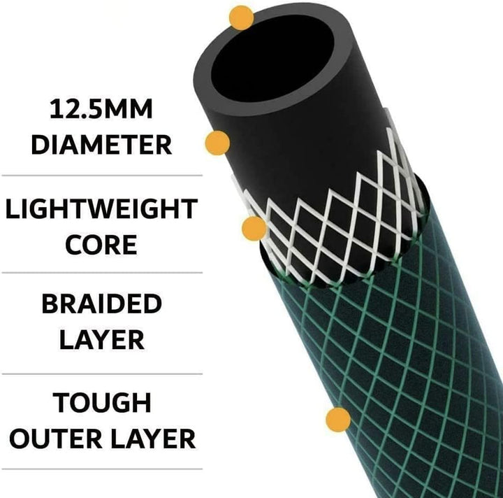 Garden Green Reinforced Hose Pipe 30M