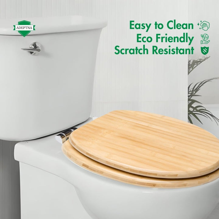 Luxury Toilet Seat - Pine Effect