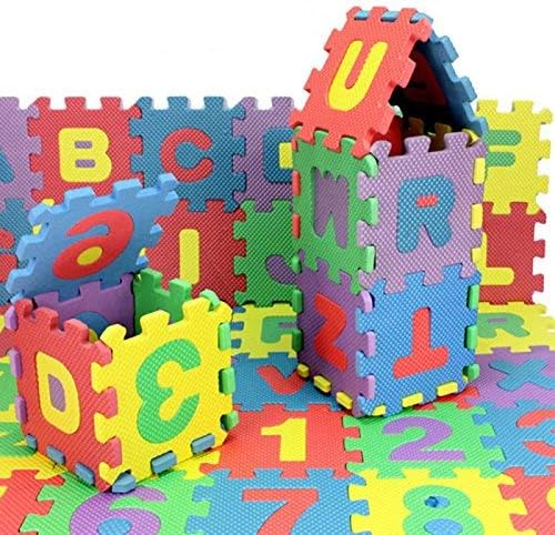 MULTI-COLOURED SOFT EVA FOAM JIGSAW PLAY MAT  36 PCS