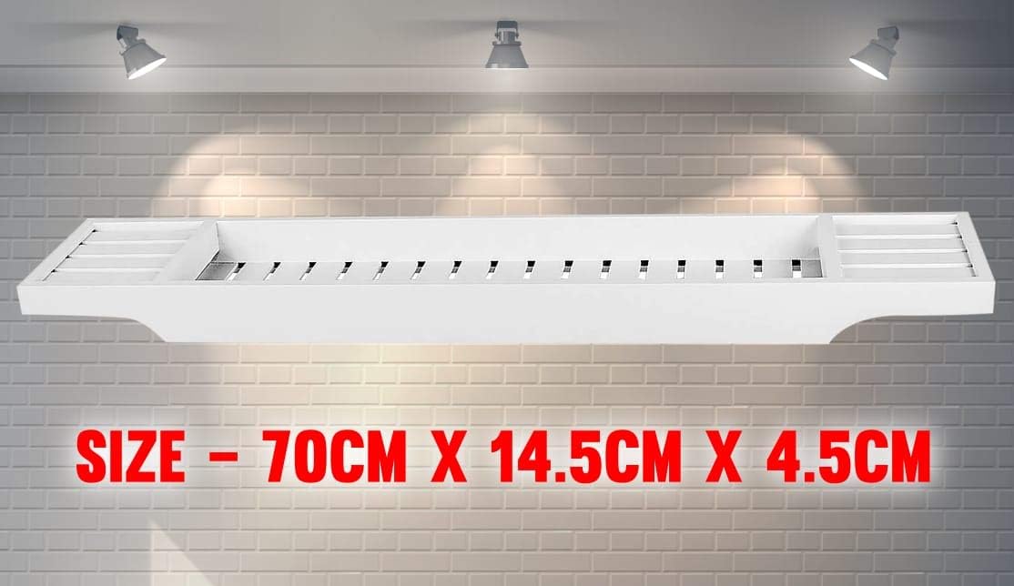 Natural Eco-Friendly Bamboo Bathtub Caddy Tray