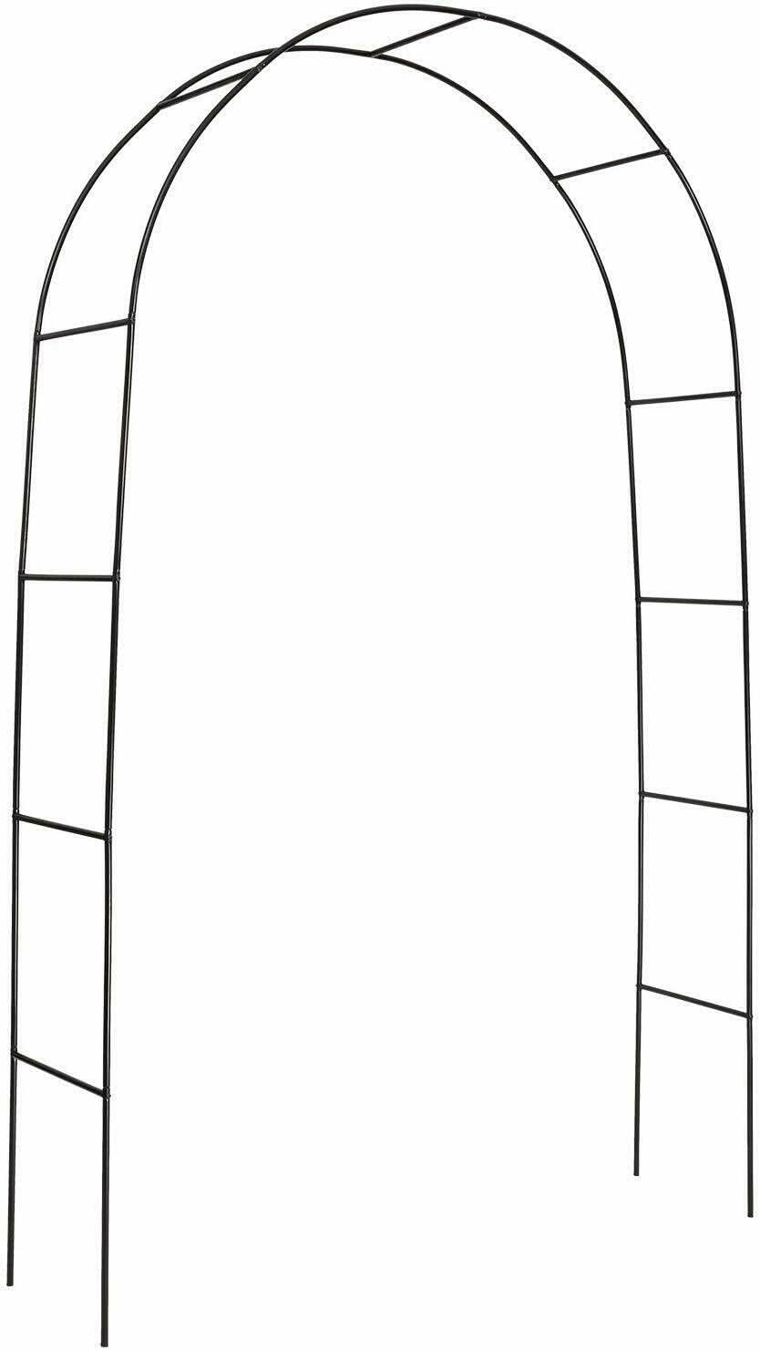 Large 2.4m Heavy Duty Metal Garden Arch Strong Rose Climbing Plants Support