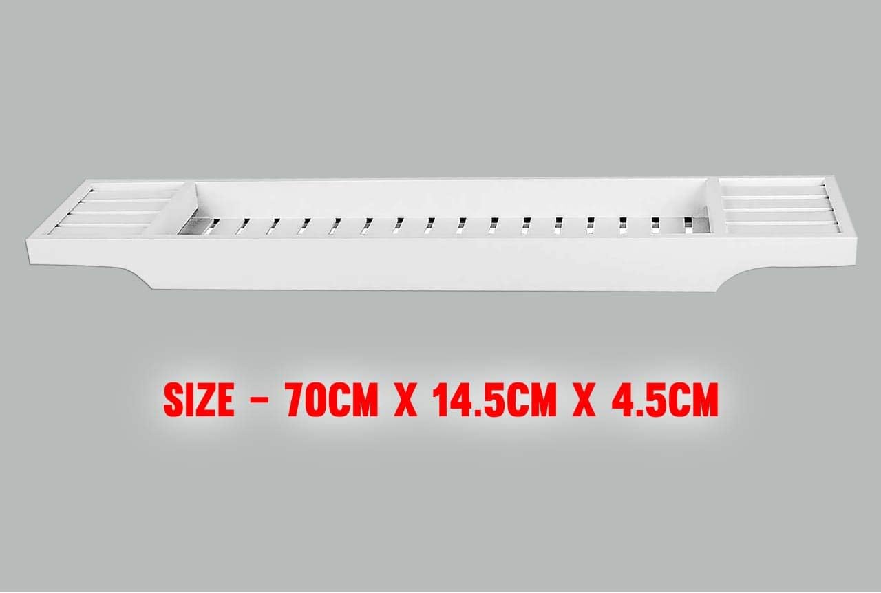 Natural Eco-Friendly Bamboo Bathtub Caddy Tray