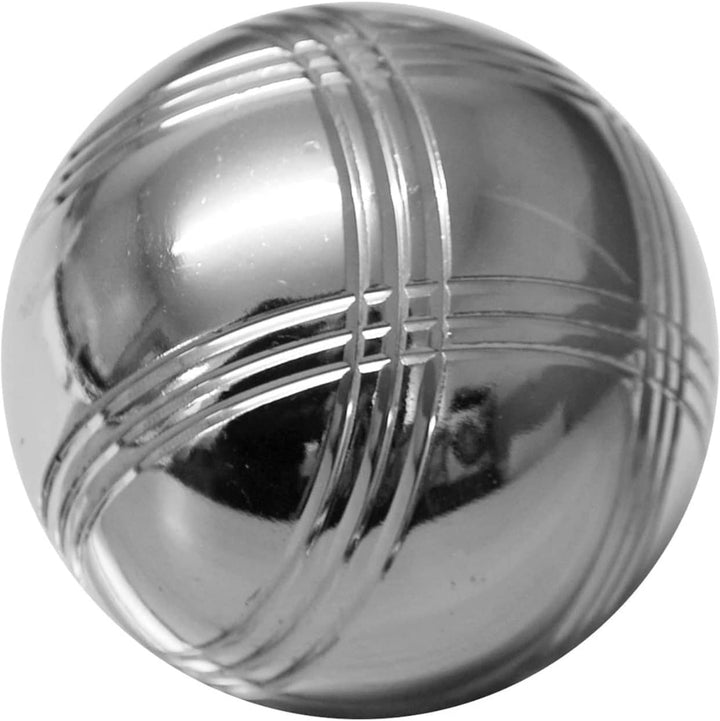 Premium Pack of 8 Chrome Plated French Boules Set with Carry Case -