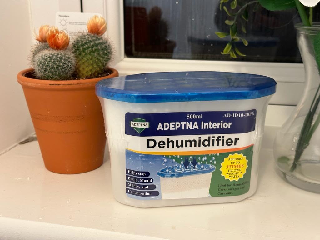 500ML INTERIOR M DEHUMIDIFIERS OULD MILDEW REMOVER ABSORBS MOISTURE HELPS STOP DAMP AND CONDENSATION -