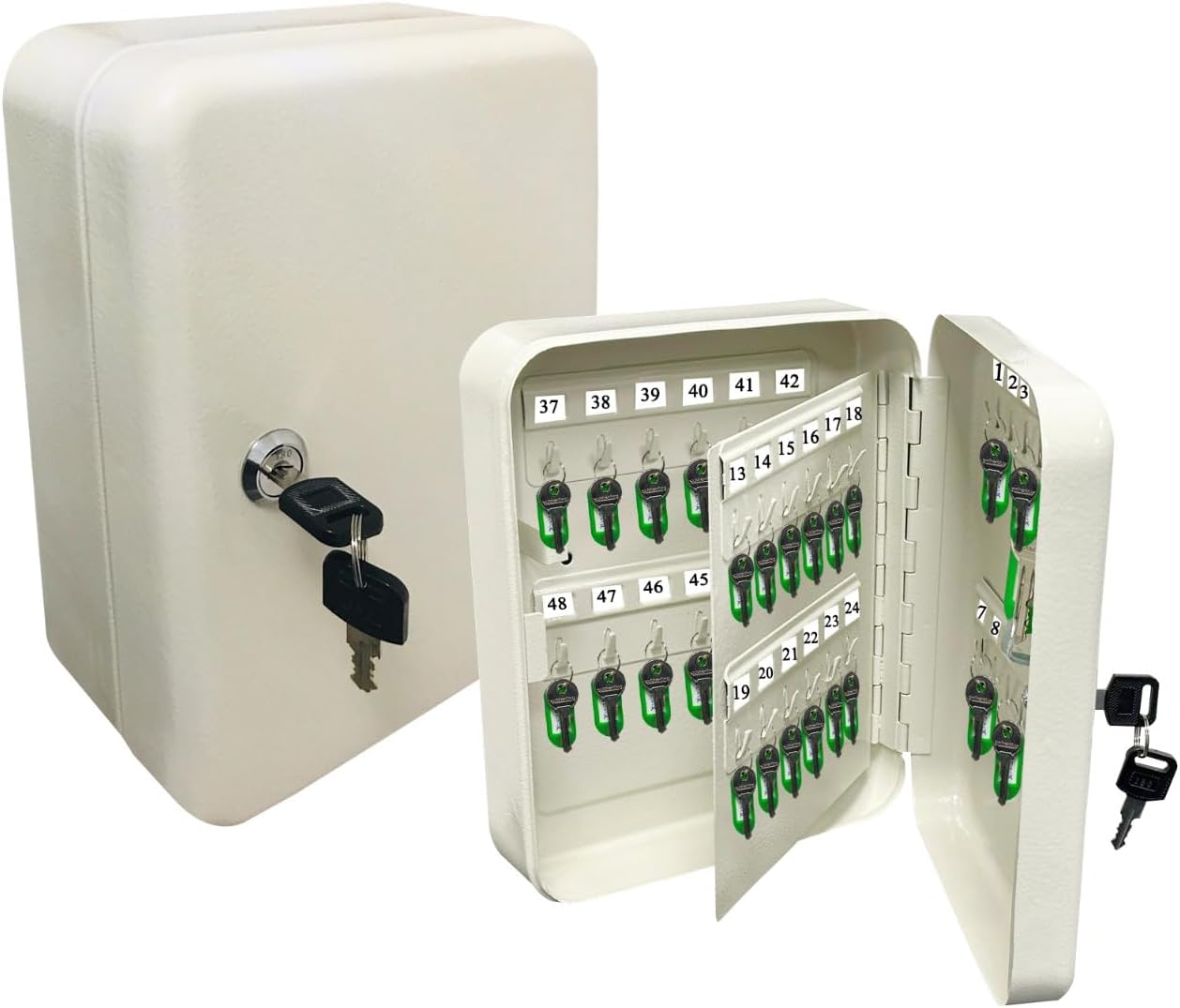 ADEPTNA Wall Mount Key Cabinet Key Lock Box