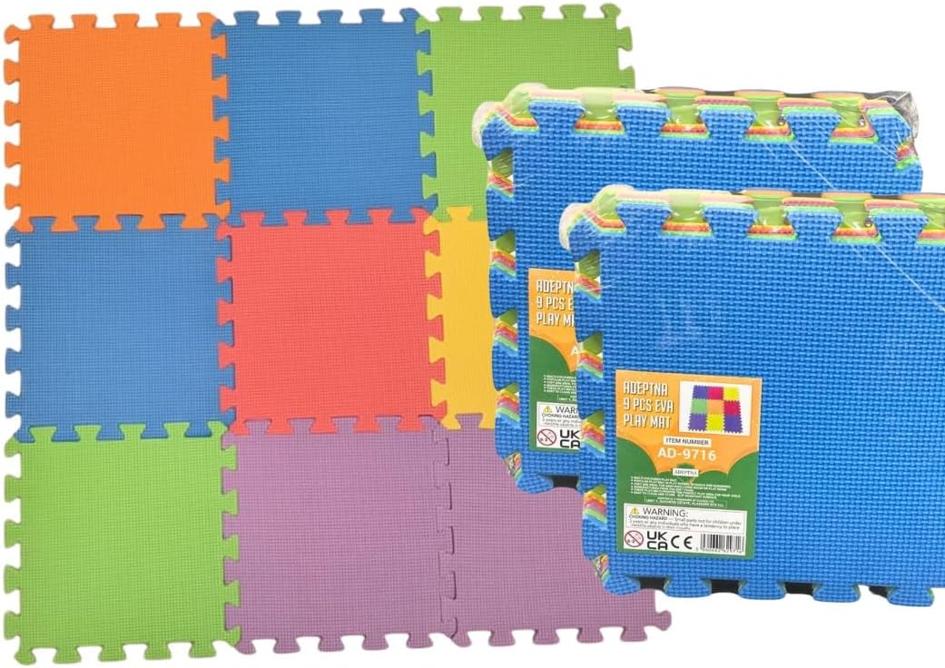 Multi Colour Interlocking Foam Baby Play Mat for Kids & Toddlers