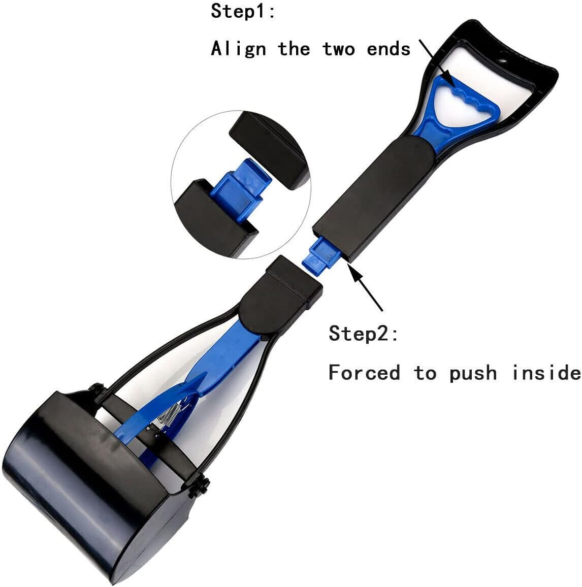 Premium Dog Pooper Scooper Long Handle Pet Dirt Scoop –  60cm