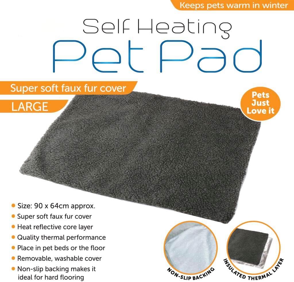 Large Super Soft Comfortable Thermal Self-Heating Pet Cats Dog Bed Blanket