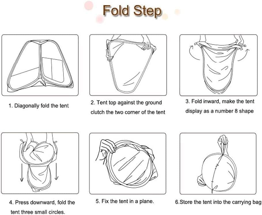 Children Kids Pop UP Spotty Play Tent Fairy Girls Boys Playhouse RED