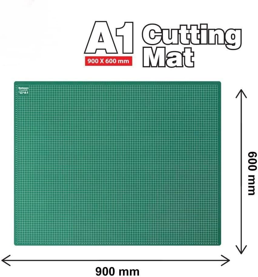 Durable Cutting Mat with Non-Slip SELF Healing Printed Grid Lines (A1 (90cm x 60cm))