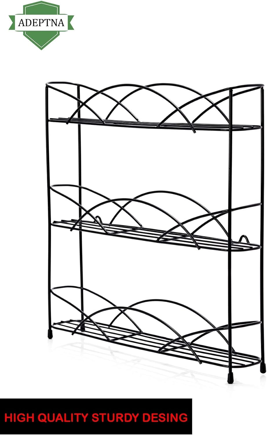Heavy duty Free Standing 3 Tier Spice and Herb Rack -