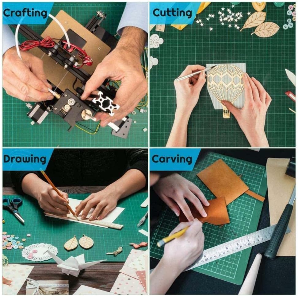 Durable Cutting Mat with Non-Slip SELF Healing Printed Grid Lines (A1 (90cm x 60cm))