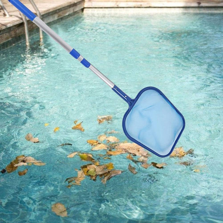 Heavy Duty Extendable Aluminium Telescopic Pole Aqua Leaf Mesh Net Spa Skimmer Swimming Pool Hot Tub Spa Cleaner