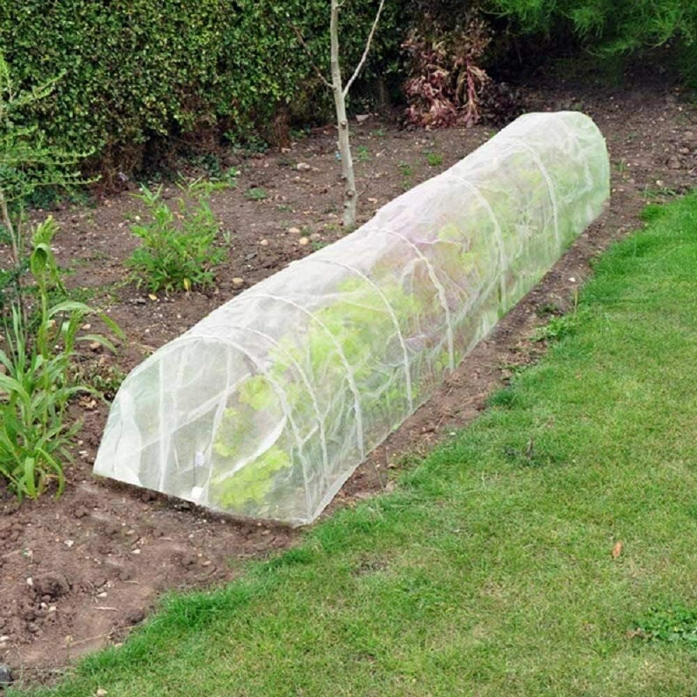 Garden Grow Tunnel for Protecting your Plants Vegetable from Insects Birds Harmful Pests and Cooler Conditions (FLEECE)