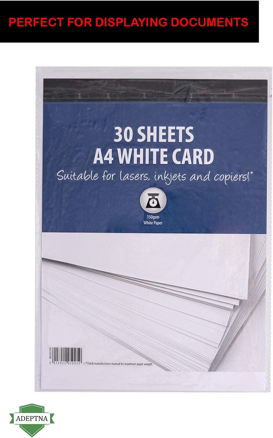 Pack of 100 A4 Cello Bags Crystal Clear - Cellophane Self Seal Bags