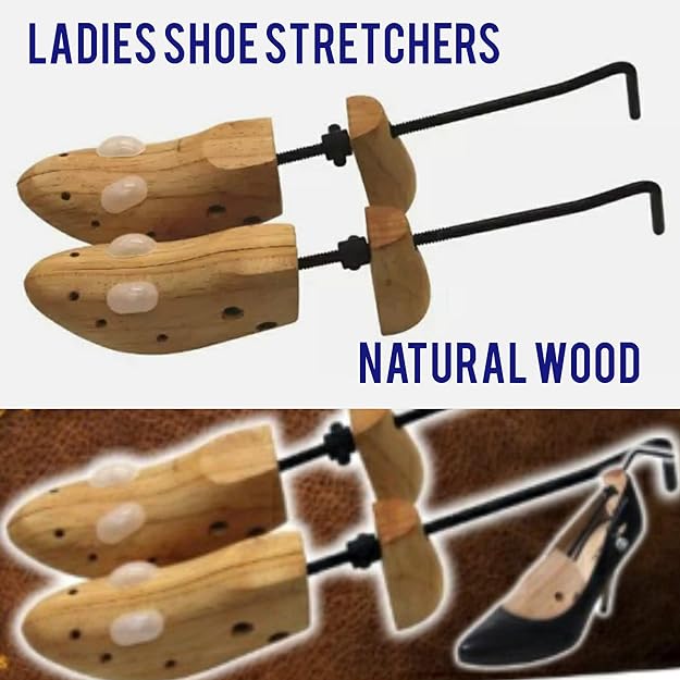 ADEPTNA Pack of 2 Ladies Women Shoe Stretchers – For Shoe Sizes 3-7 Suitable for Sneakers Boots Walking shoes Shoes – Ideal for breaking in new shoes