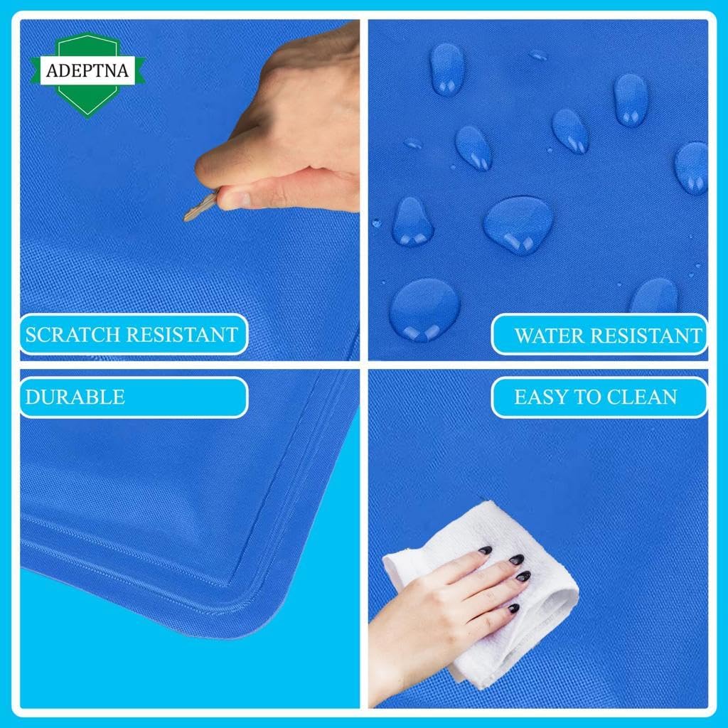 ADEPTNA Premium Cooling Mats for Dogs Pet Cats