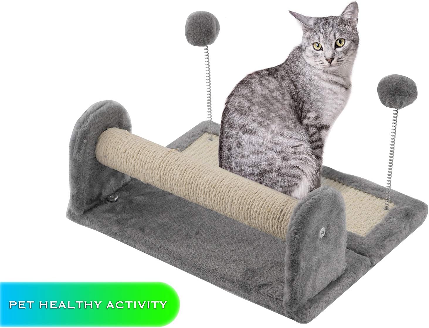 ADEPTNA Cat Scratching Post and Foldable Scratch Board