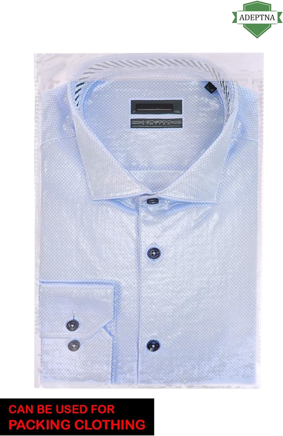 Pack of 100 A4 Cello Bags Crystal Clear - Cellophane Self Seal Bags