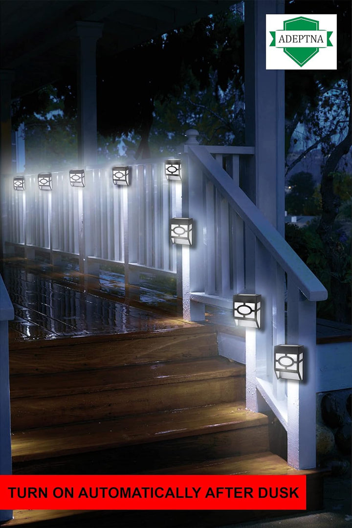 4 Pack Solar Fence Lights LED