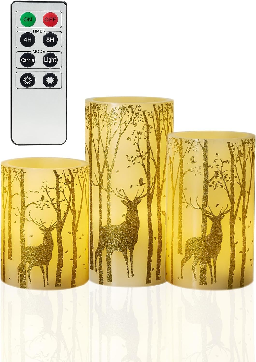 3 Pack LED Candles Gift Set