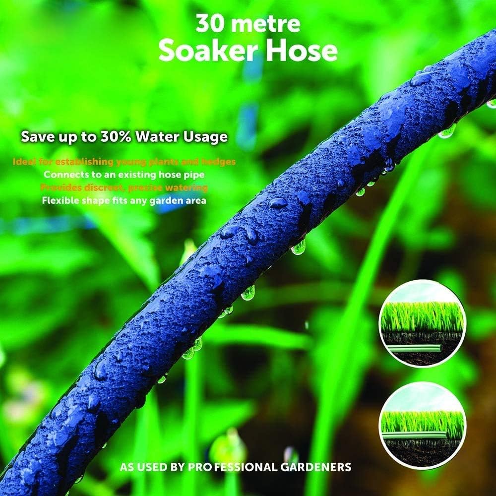 30m Flexible Soaker Hose Pipe