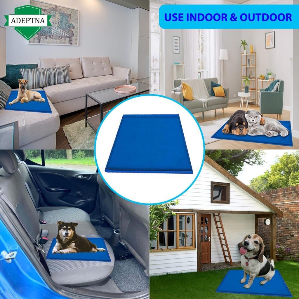 ADEPTNA Premium Cooling Mats for Dogs Pet Cats