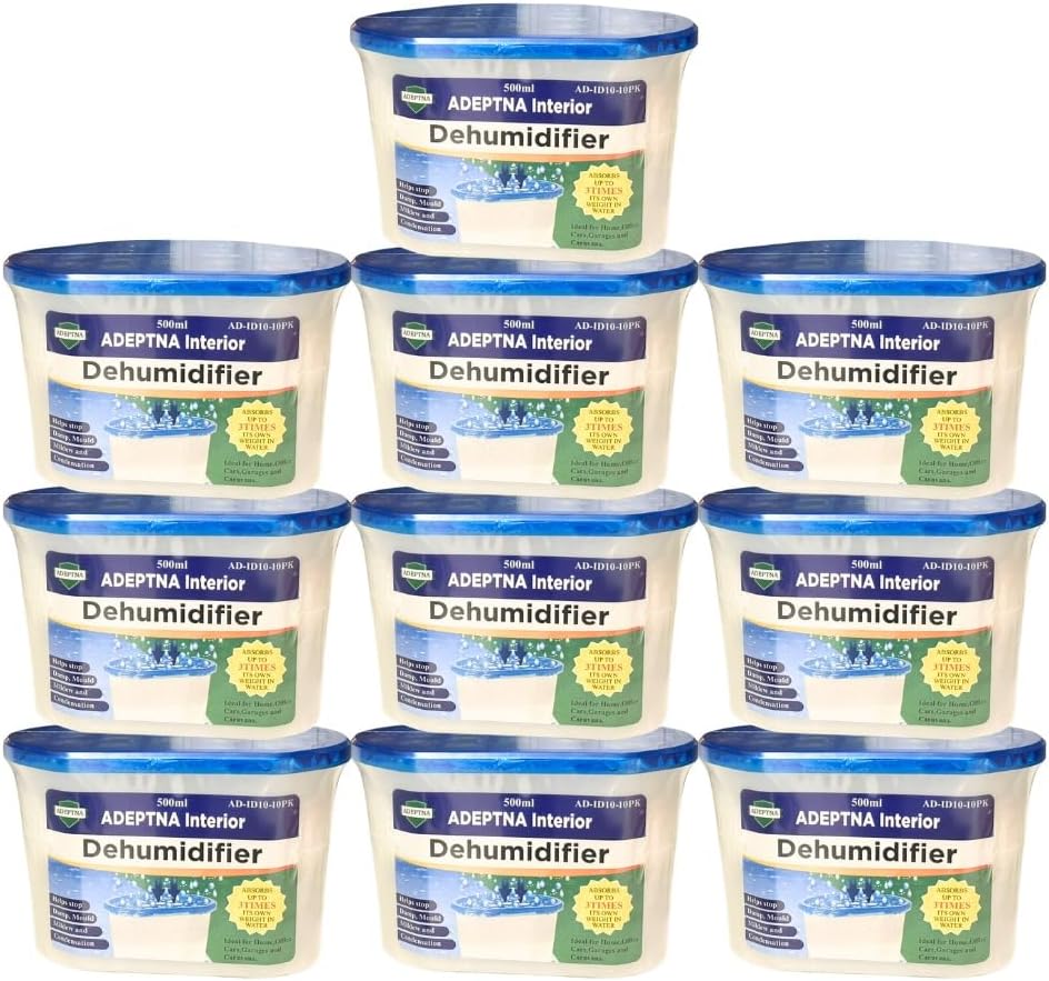 500ML INTERIOR M DEHUMIDIFIERS OULD MILDEW REMOVER ABSORBS MOISTURE HELPS STOP DAMP AND CONDENSATION -