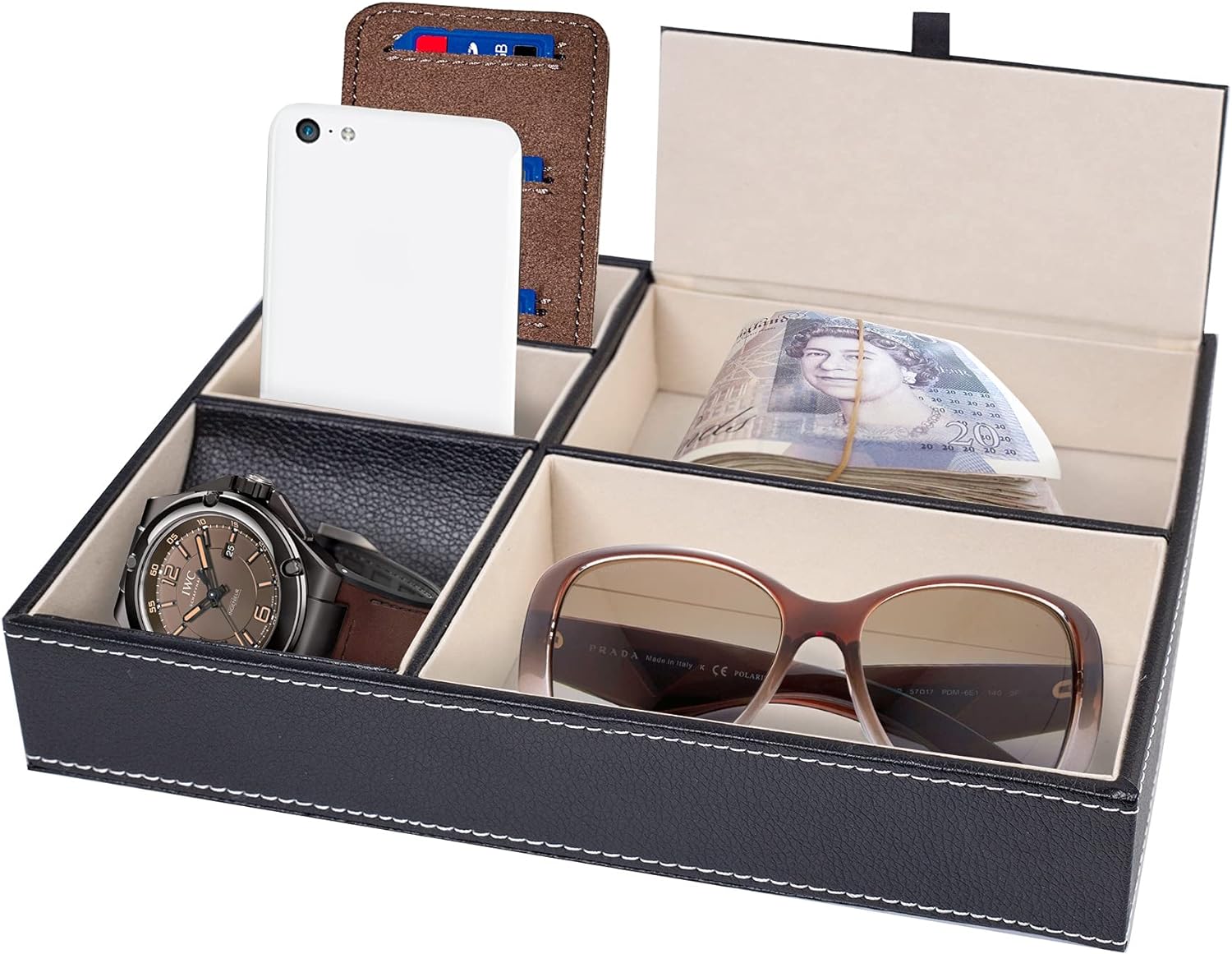 New Premium 5 Compartment Valet Tray -