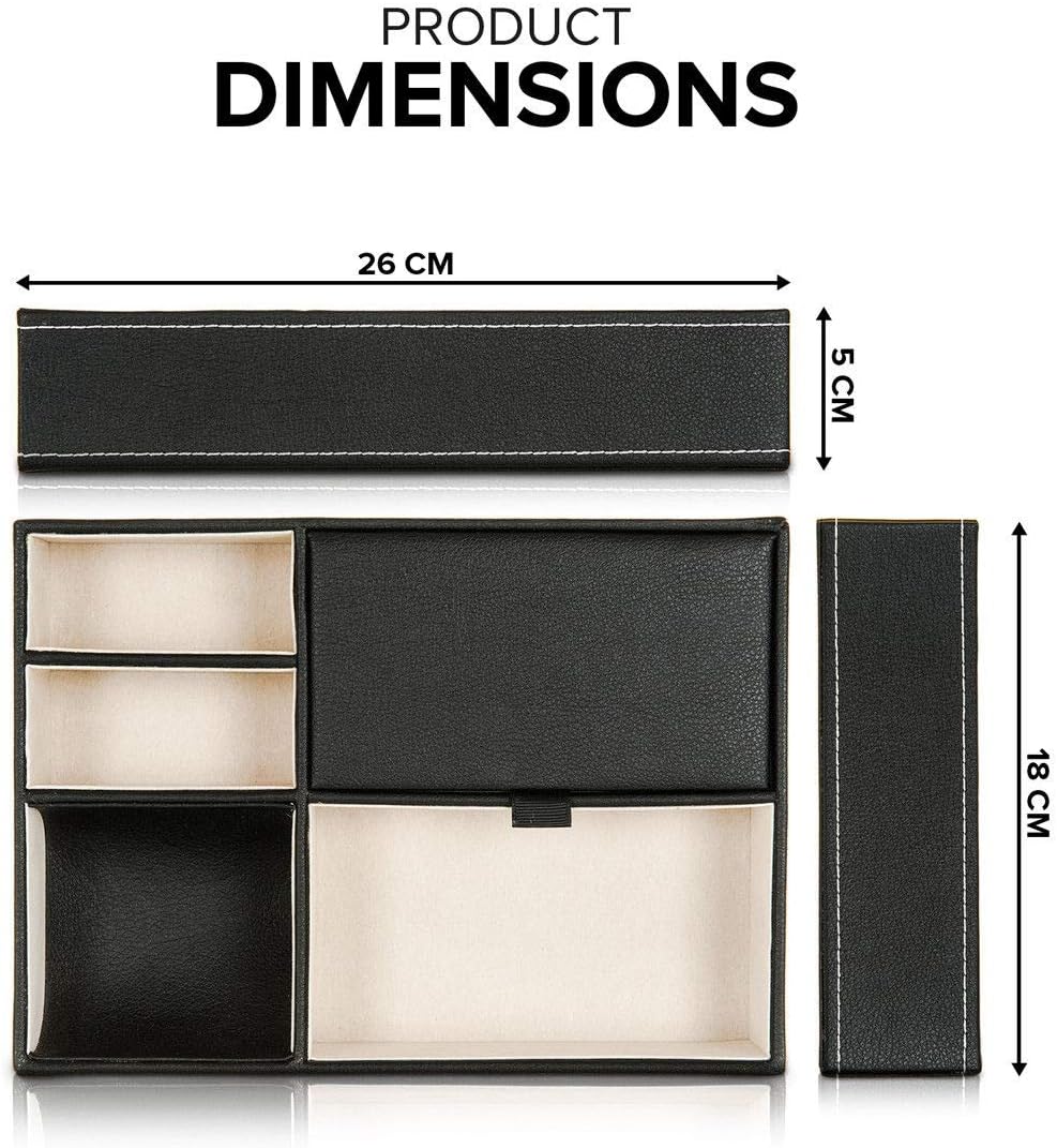 New Premium 5 Compartment Valet Tray -