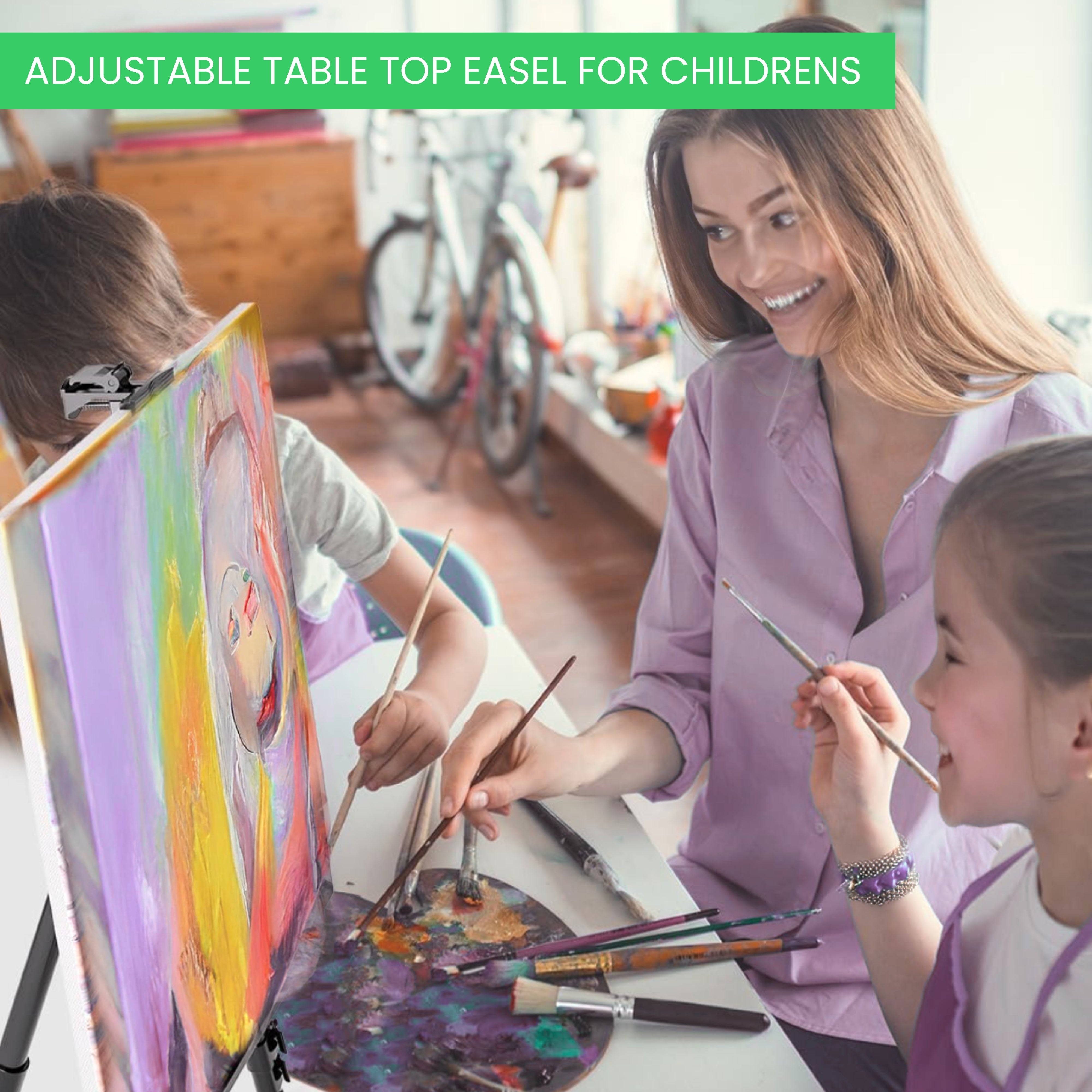 Heavy Duty Folding Artist Telescopic Easel with Carry Bag