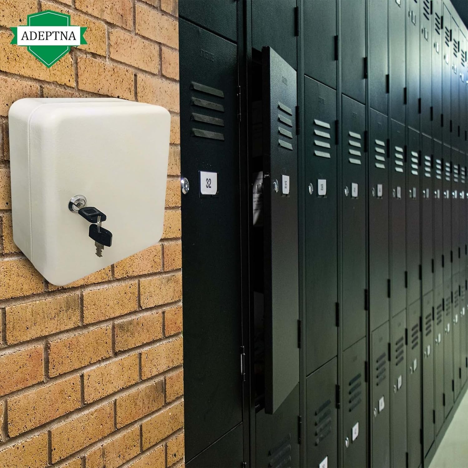 ADEPTNA Wall Mount Key Cabinet Key Lock Box