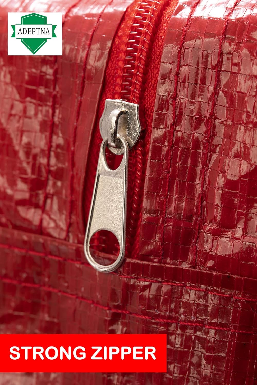 ADEPTNA Set of 2 Premium Christmas Decorations Storage Bags Red