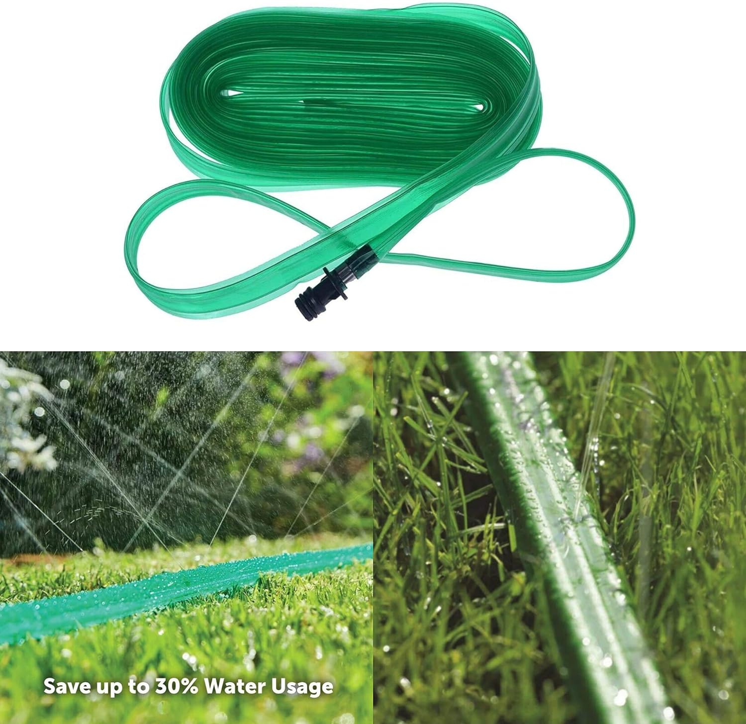 Heavy Duty 22.5 Metre Soaker Hose Pipe for Garden Lawn  – Garden Drip Irrigation Watering Sprinkler