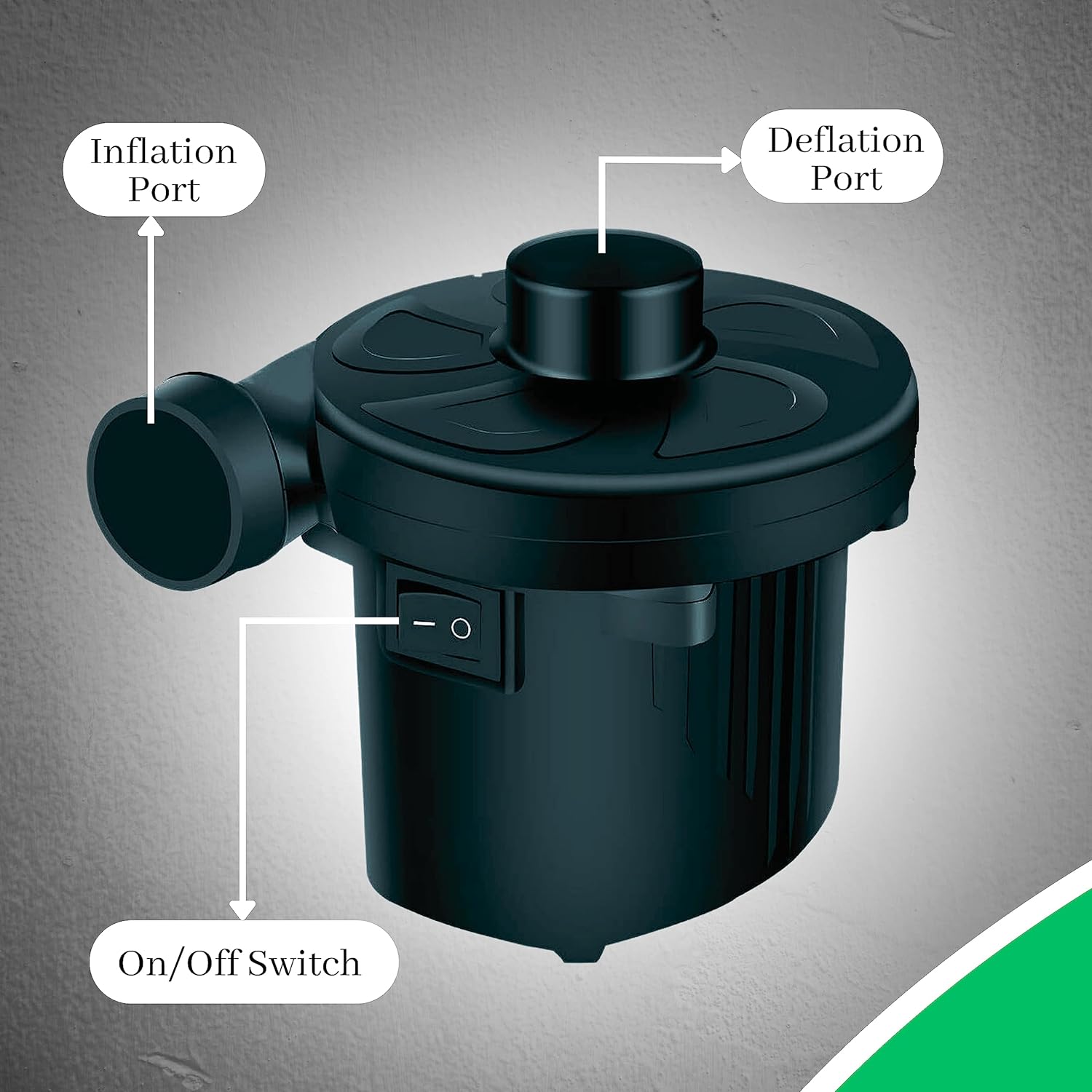 Electric AC240V/130W AC Air Pump Inflator Deflator For Airbeds Paddling Pools Toys