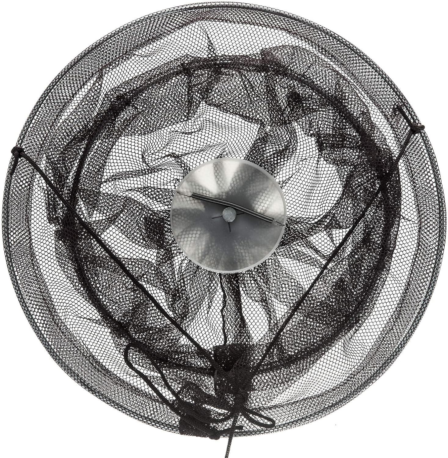 Set of 2 Crab Fish Crayfish Lobster Drop Nets with Bait Clip and Rope