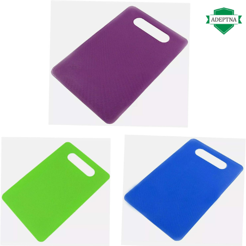 Non Slip 3 pcs Chopping Board Set Multi Size and Multicolour